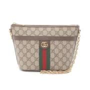 Pre-owned Canvas gucci-bags Gucci Vintage , Beige , Dames