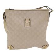 Pre-owned Canvas gucci-bags Gucci Vintage , Beige , Dames