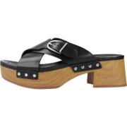 Heeled Mules Clarks , Black , Dames