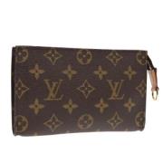 Pre-owned Canvas pouches Louis Vuitton Vintage , Brown , Dames