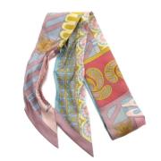 Pre-owned Silk scarves Hermès Vintage , Multicolor , Dames