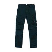 Casual Katoenen Broek C.p. Company , Blue , Heren