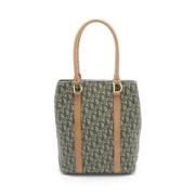 Pre-owned Canvas totes Dior Vintage , Green , Dames