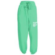 Casual Sweatpants met Koord en Logo Print Pharmacy Industry , Green , ...