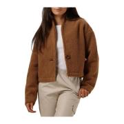 Stijlvolle Bruine Jas voor Vrouwen Penn&Ink N.Y , Brown , Dames