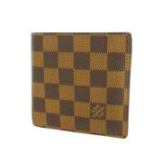 Pre-owned Canvas wallets Louis Vuitton Vintage , Brown , Heren