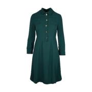 Pre-owned Fabric dresses Louis Vuitton Vintage , Green , Dames