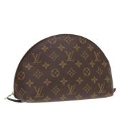 Pre-owned Canvas pouches Louis Vuitton Vintage , Brown , Dames