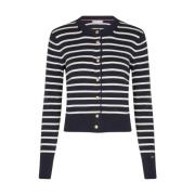 Gestreepte Cardigan en Gebreid Jack Tommy Hilfiger , Blue , Dames