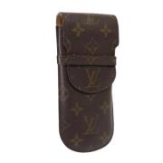 Pre-owned Canvas pouches Louis Vuitton Vintage , Brown , Dames