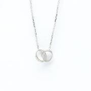 Pre-owned White Gold necklaces Cartier Vintage , Gray , Dames