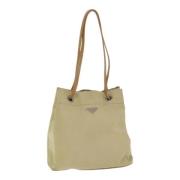 Pre-owned Nylon prada-bags Prada Vintage , Beige , Dames