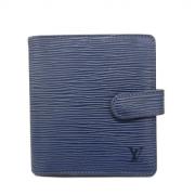 Pre-owned Fabric wallets Louis Vuitton Vintage , Blue , Dames