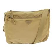 Pre-owned Nylon prada-bags Prada Vintage , Beige , Dames