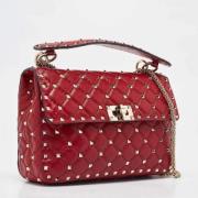 Pre-owned Leather handbags Valentino Vintage , Red , Dames