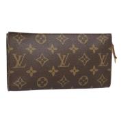 Pre-owned Canvas pouches Louis Vuitton Vintage , Brown , Dames