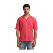 Sun Fade Half Sleeve Shirt President's , Orange , Heren