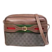 Pre-owned Canvas gucci-bags Gucci Vintage , Brown , Dames