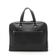 Pre-owned Leather handbags Louis Vuitton Vintage , Black , Heren