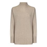 Luxe Beige Cashmere Coltrui Sweater Drumohr , Beige , Dames