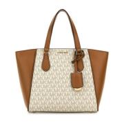 Taryn Bedrukte Canvas Handtas Michael Kors , Multicolor , Dames