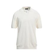 Klassieke Polo Shirt voor Mannen Roberto Collina , White , Heren