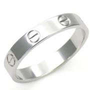 Pre-owned Metal rings Cartier Vintage , Gray , Dames