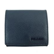 Pre-owned Leather wallets Prada Vintage , Blue , Heren