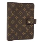 Pre-owned Canvas home-office Louis Vuitton Vintage , Brown , Dames