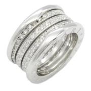 Pre-owned White Gold rings Bvlgari Vintage , Gray , Dames