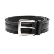 Leren Riem Orciani , Black , Heren