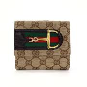 Pre-owned Canvas wallets Gucci Vintage , Multicolor , Dames