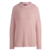 Zachte Alpaca Mix Roze Trui Hugo Boss , Pink , Dames