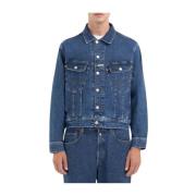 Stijlvol Denim Jack Replay , Blue , Heren