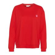 Hannikasz Racing Red Sweatshirt Saint Tropez , Red , Dames