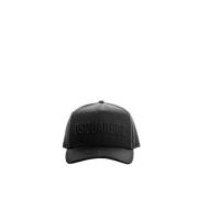 Kleurrijke Logo Pet met Verstelbare Band Dsquared2 , Black , Unisex