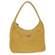 Pre-owned Nylon handbags Prada Vintage , Yellow , Dames