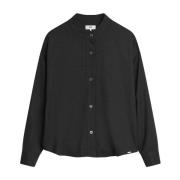 Flanellen Overshirt in Moderne Utility-stijl Cinque , Gray , Dames