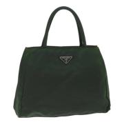 Pre-owned Nylon handbags Prada Vintage , Green , Dames