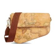 Klassieke Geo Print Schoudertas Alviero Martini 1a Classe , Brown , Da...