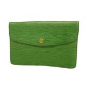 Pre-owned Fabric louis-vuitton-bags Louis Vuitton Vintage , Green , Da...