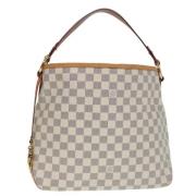 Pre-owned Canvas louis-vuitton-bags Louis Vuitton Vintage , White , Da...