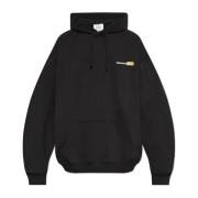 Gedrukte hoodie Vetements , Black , Heren