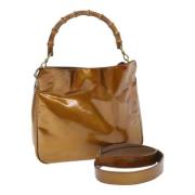 Pre-owned Fabric gucci-bags Gucci Vintage , Brown , Dames