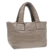 Pre-owned Leather handbags Chanel Vintage , Brown , Dames