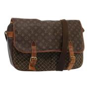 Pre-owned Canvas shoulder-bags Louis Vuitton Vintage , Brown , Dames