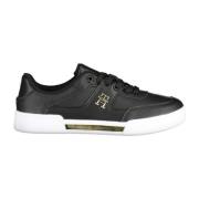 Sportieve Zwarte Damessneakers Tommy Hilfiger , Black , Dames