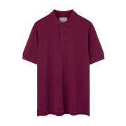 Geborduurde Logo Polo Shirts Isabel Marant , Purple , Heren