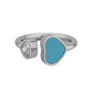 Turquoise Diamanten Ring met Happy Hearts Chopard , Gray , Dames