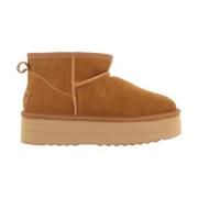 Platform Enkellaarzen Allegany Stijl Gioseppo , Brown , Dames